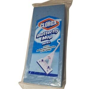 Clorox Butterfly Mop Refill Replacement Sponge New Old Stock